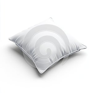 White Square Pillow Mockup