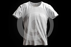 Blank White T-Shirt Mockup for Designers.