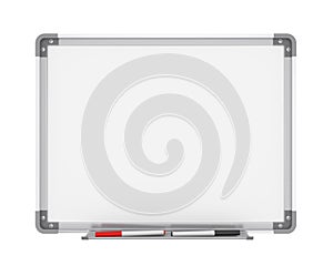 Blank Whiteboard Isolated