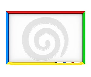 Blank Whiteboard Isolated