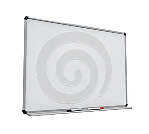 Blank Whiteboard Isolated