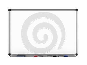 Blank Whiteboard Isolated