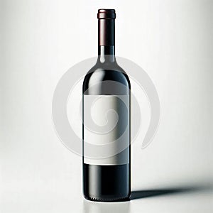 Blank Wine Bottle Mockup