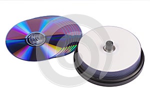 Blank writable DVD discs