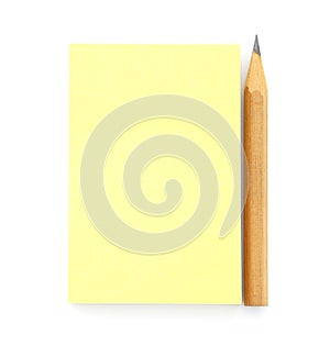 Blank Yellow Post-it Note