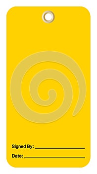 Blank Of Yellow Symbol Sign,Vector Illustration, Isolate On White Background Label. EPS10