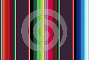 Blanket stripes seamless vector pattern. Serape design