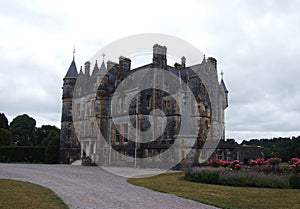 Blarney Castle house and adjacent garden