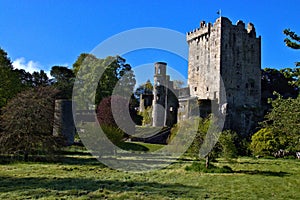Blarney Castle, Keep and Gardens in Blarney, County Cork, Ireland on the River Martin photo