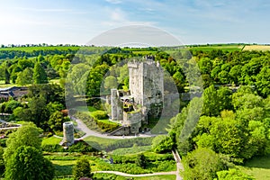 Blarney Castle, medieval stronghold in Blarney, near Cork, known for its legendary world-famous magical Blarney Stone aka Stone of