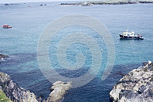 Blasket island on Dingle Peninsula in the county Kerry