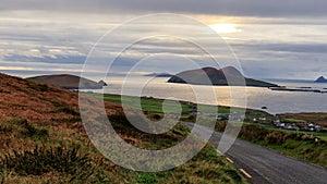 Blasket islands evening view