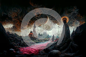 Blasphemous Dream Landscape