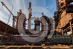 Blast furnace equipment of the metallurgical plant