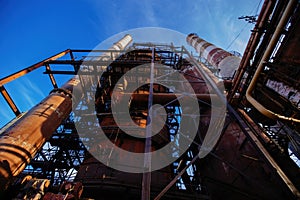 Blast furnace equipment of the metallurgical plant