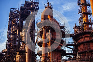 Blast furnace equipment of the metallurgical plant