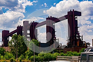 Blast furnace equipment of the metallurgical plant