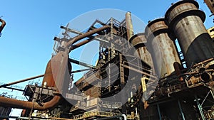 Blast Furnace At Old Metallurgical Plant