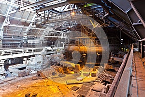 Blast-furnace workshop