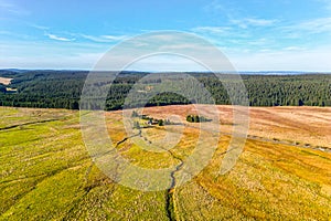 Blatna irrigation canal at Ryzovna from above