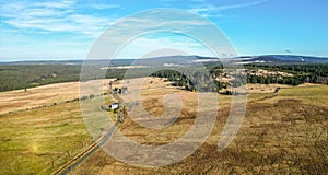 Blatna irrigation canal at Ryzovna from above