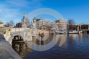 Blauwbrug Bridge in Amsterdam