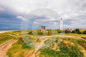 Blavand Lighthouse in Blavandshuk Denmark photo