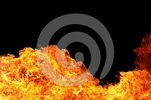 Blaze of fire flame background