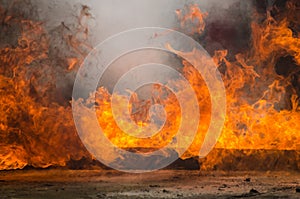 Blaze fire flame background