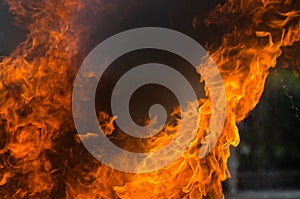 Blaze fire flame background