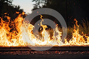 Blaze Fire Flame Texture Background