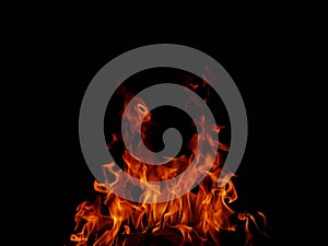 Blaze fire flame texture for banner background