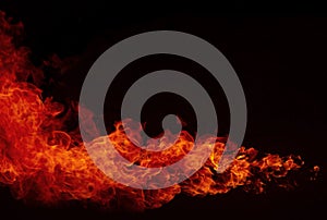 Blaze Fire flames background