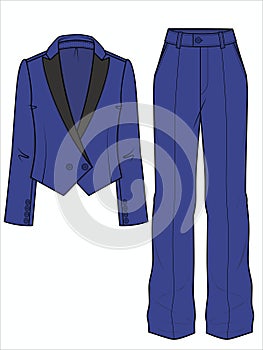 Blazer And Pant Corporate Wear 2 Piece Suit For Women And Girls Wear