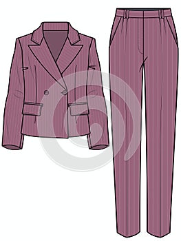 Blazer And Pant Corporate Wear 2 Piece Suit For Women And Girls Wear