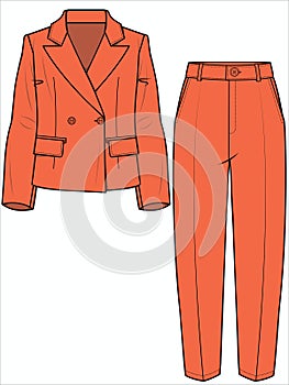 Blazer And Pant Corporate Wear 2 Piece Suit For Women And Girls Wear