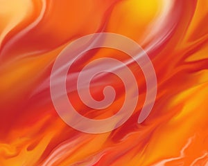 Blazing fire background with flames in bright red orange and yellow