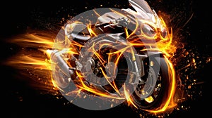 Blazing Fire Ride Artwork