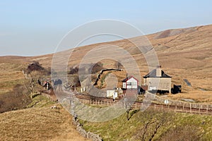 Blea Moor tunnel and signal box, North Yorkshire