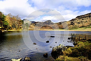Blea Tarn and surrounding fells