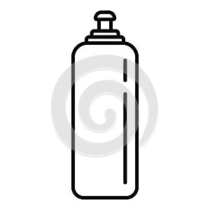 Bleach bottle icon, outline style