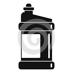 Bleach bottle icon, simple style