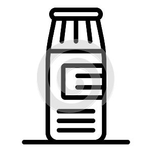 Bleach powder icon, outline style