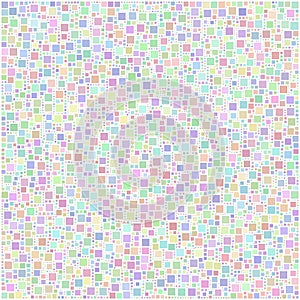 Bleached background of squares