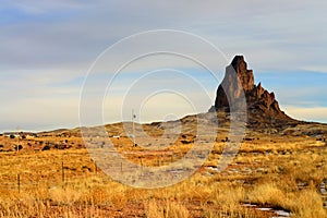 Bleak and Desolate Monument Valley Arizona USA Navajo Nation