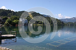 Bled lake isle in Slovenia