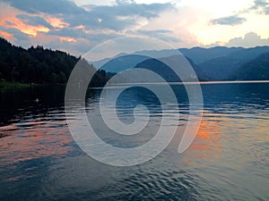 Bled lake in Slovenia
