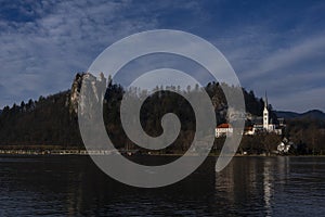 Bled lake in Slovenia, Europe