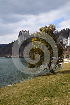 Bled Lake in Slovenija