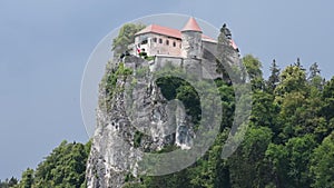 Bled, Slovenia, 15. 07. 2020. Bled Castle near the lake Bled